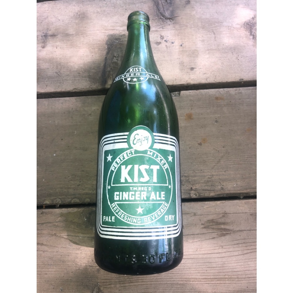 Just ginger ale bottles